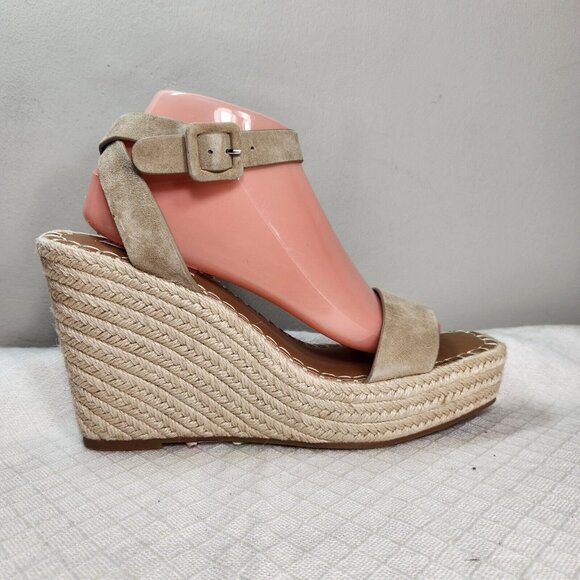 Steve Madden Women's Size 10 M  Wedge Espadrille Sandals Shoes   Beige (64) - Picture 3 of 8